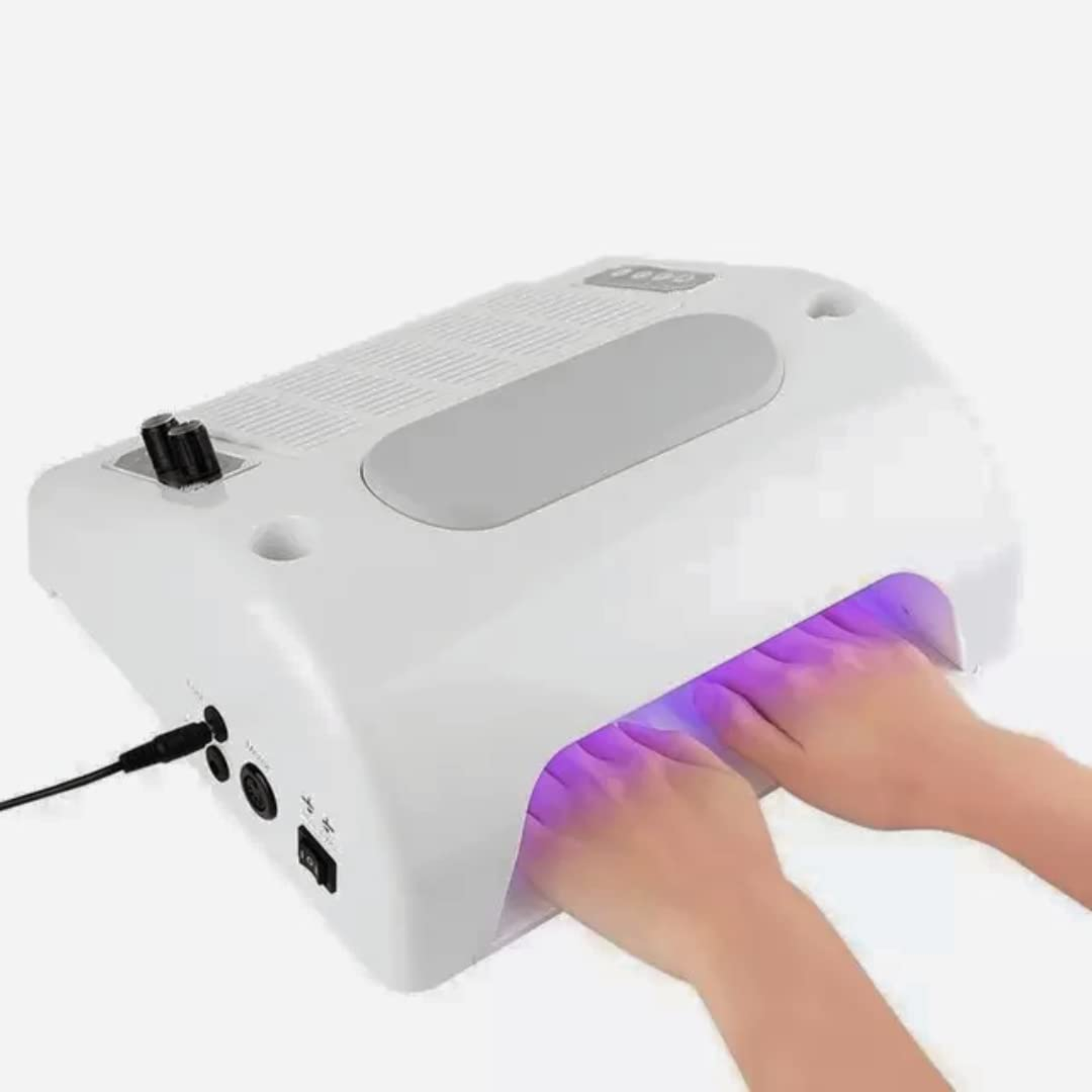 Smart Accessories5 in 1 nail machine Nail drill Table Dust Suction Collector with LED Table Lamp UV led nail drill lamp