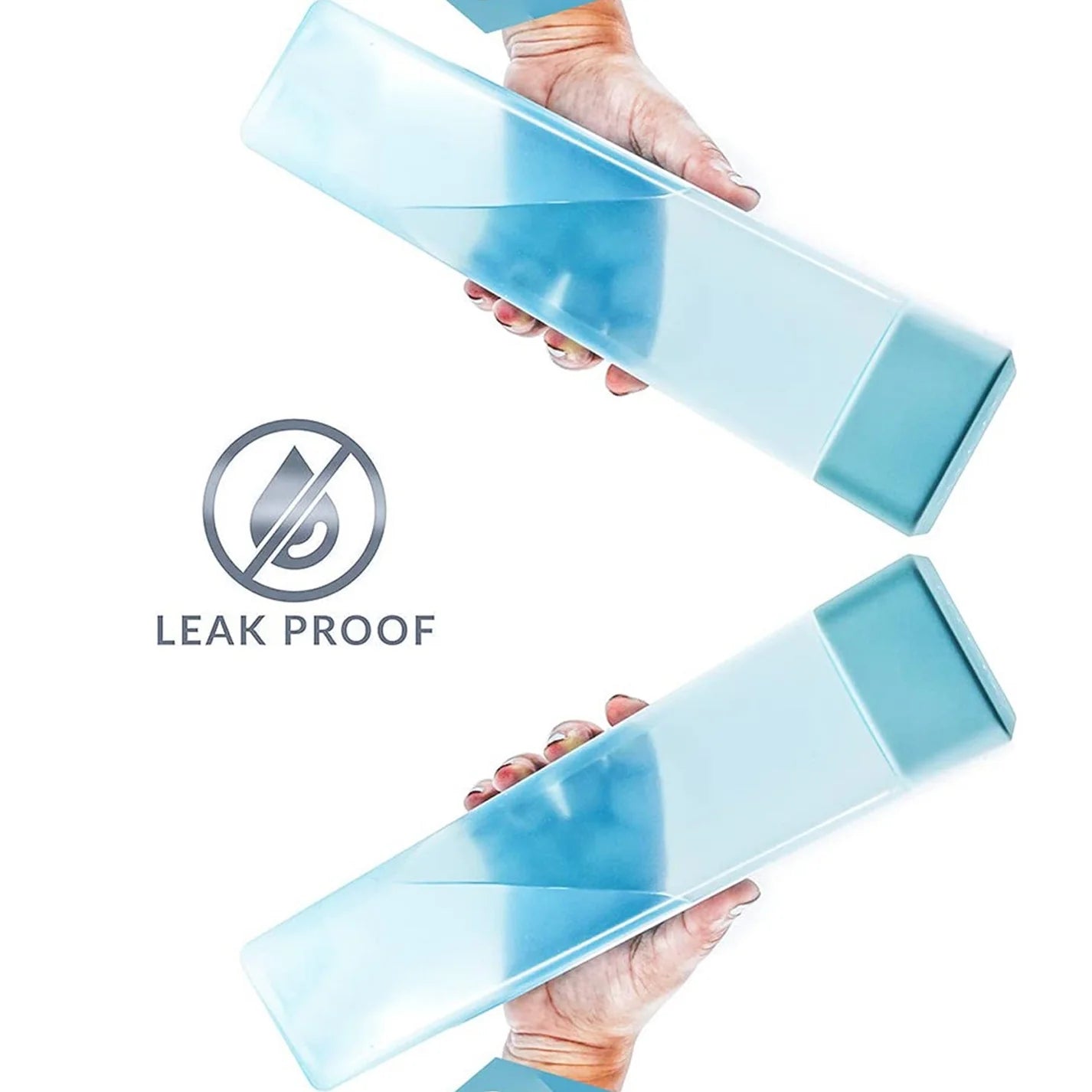 6 Bottle Set : Square Water Bottle (940ml each)