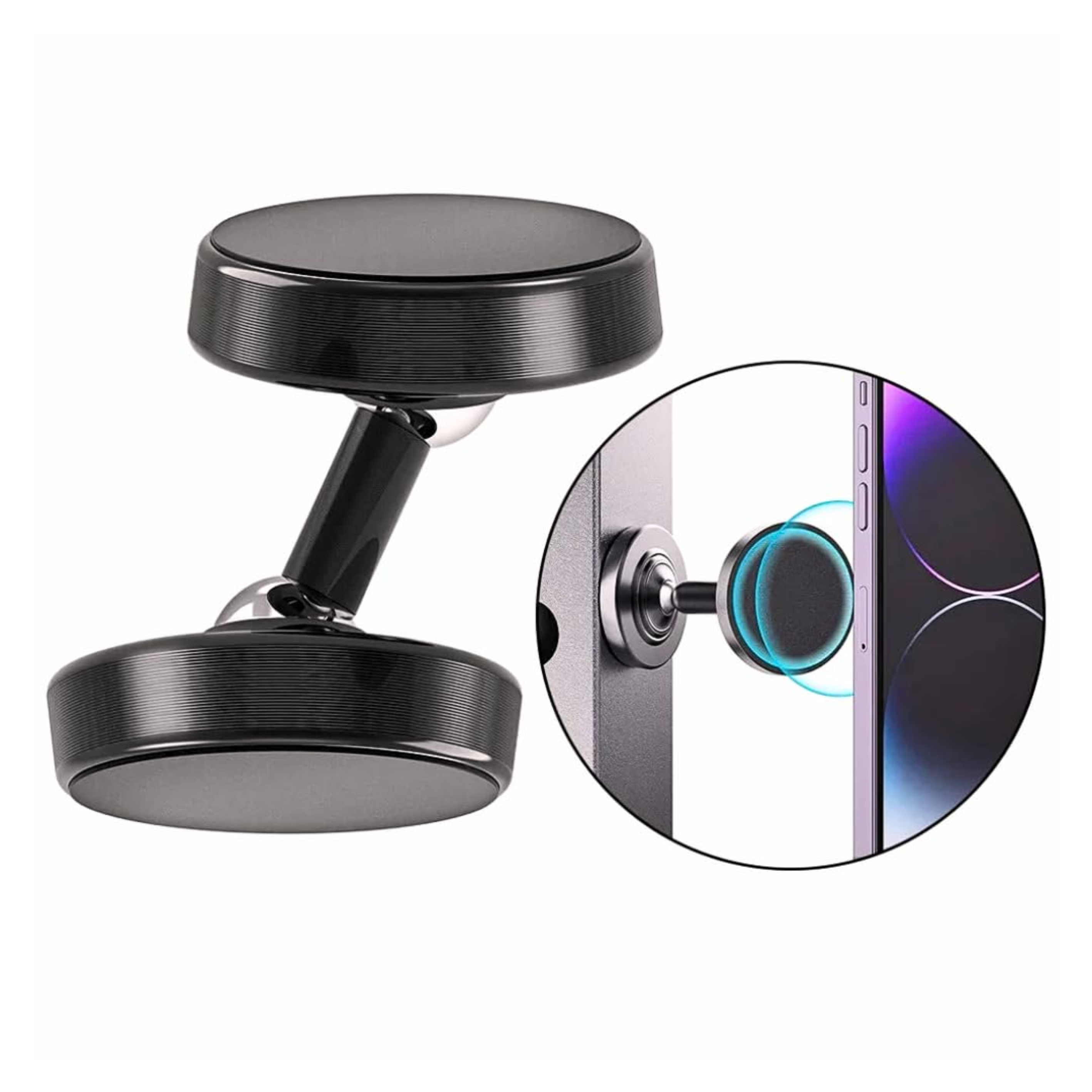 360° Magnetic Car Mount – Universal Dashboard Holder for Gym & GPS