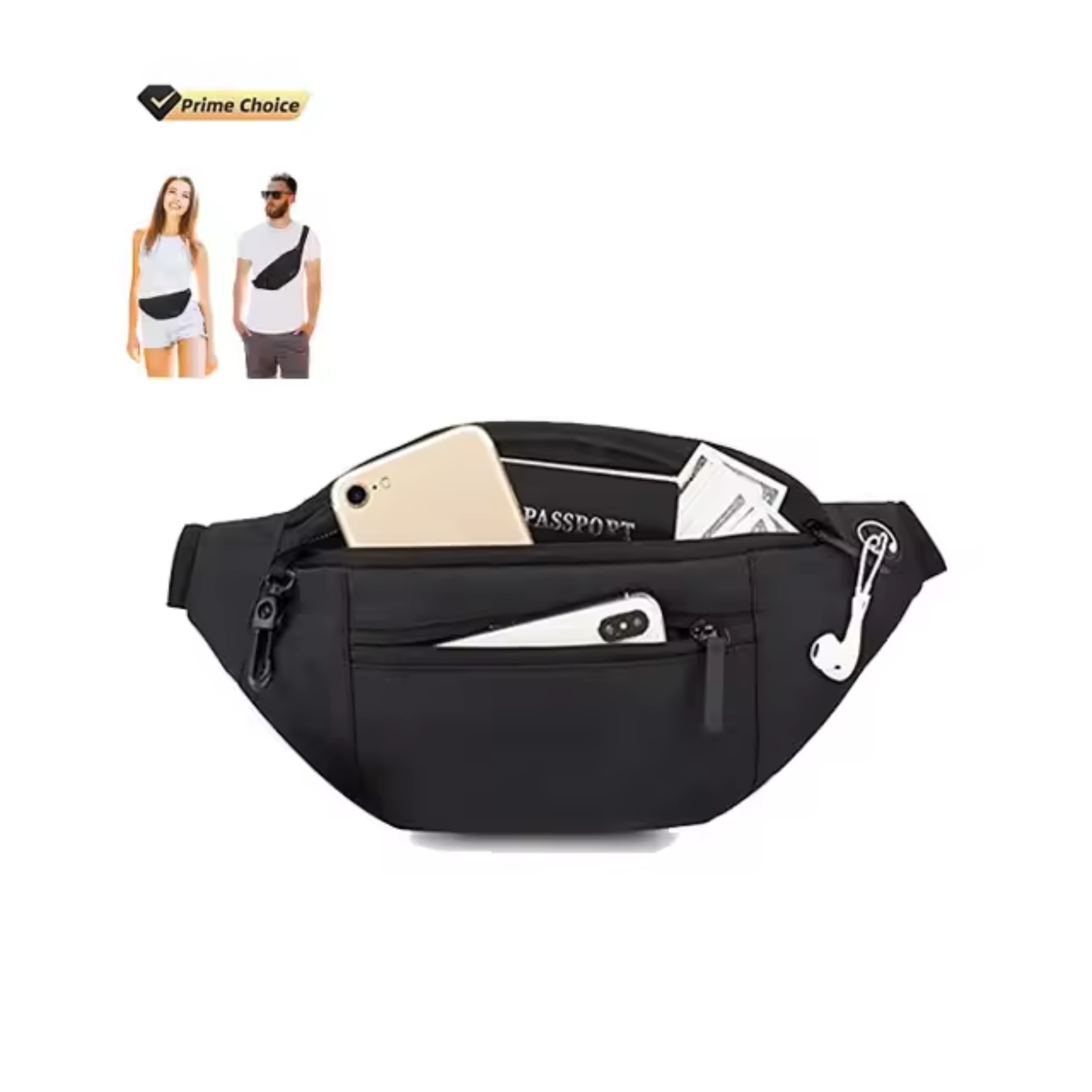 " Multifunctional Waterproof Outdoor Sports Waist Bag - Travel Crossbody Fanny Pack, Chest Bag & Running Belt"