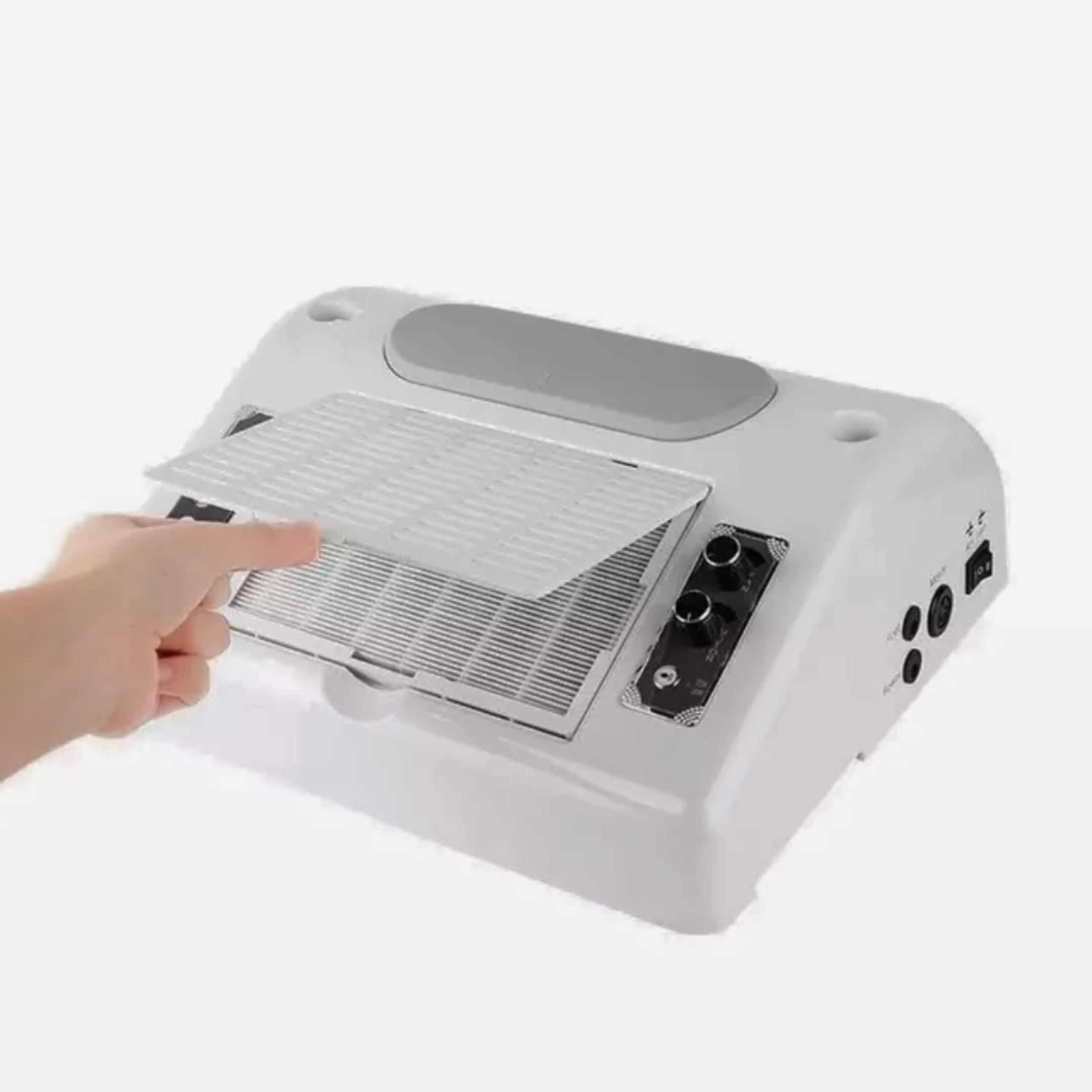 Smart Accessories5 in 1 nail machine Nail drill Table Dust Suction Collector with LED Table Lamp UV led nail drill lamp