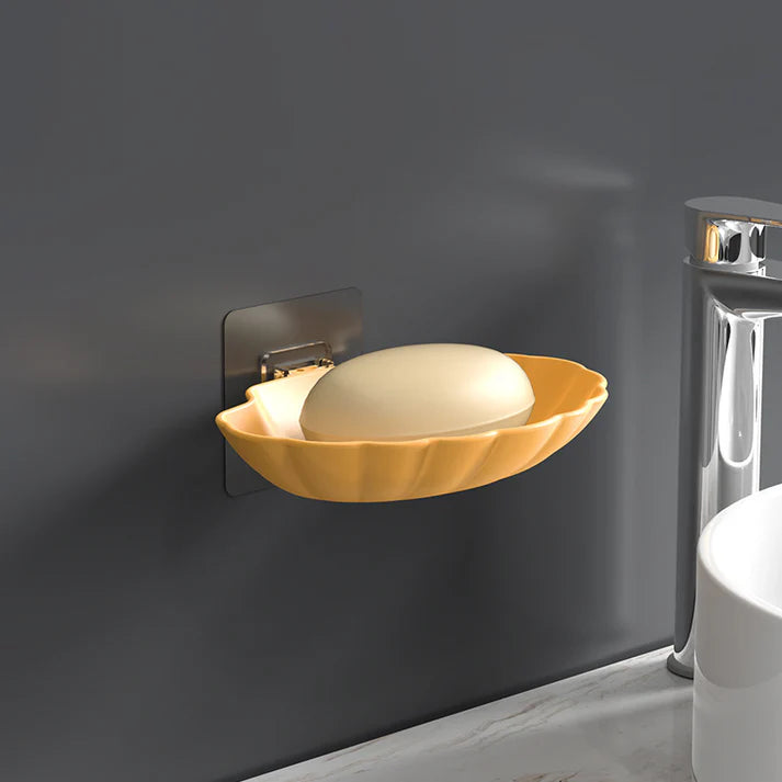 Sea Shell Wall Mounted Soap Rack - Drain Bathroom Rack